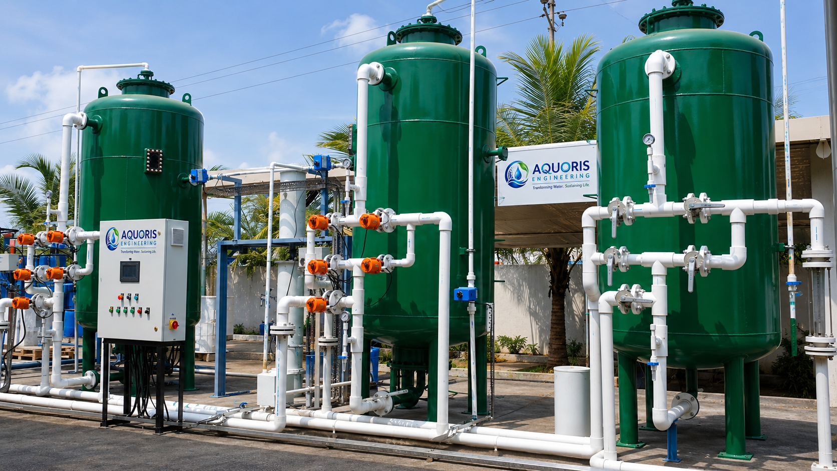 Industrial water treatment system